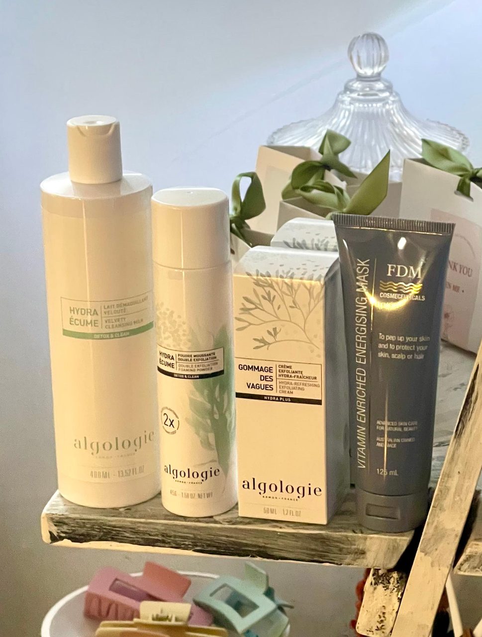 Skincare and spa products at Soul Spa & Beauty